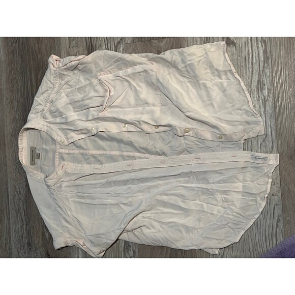 Calvin Klein Light Pink Women’s Blouse Button Down Top business dress size M - Picture 1 of 6